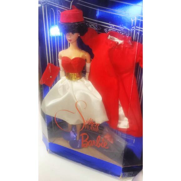 1997 Silken Flame Barbie Collectors Edition 1962 Reproduction Barbie NIB - Picture 4 of 10
